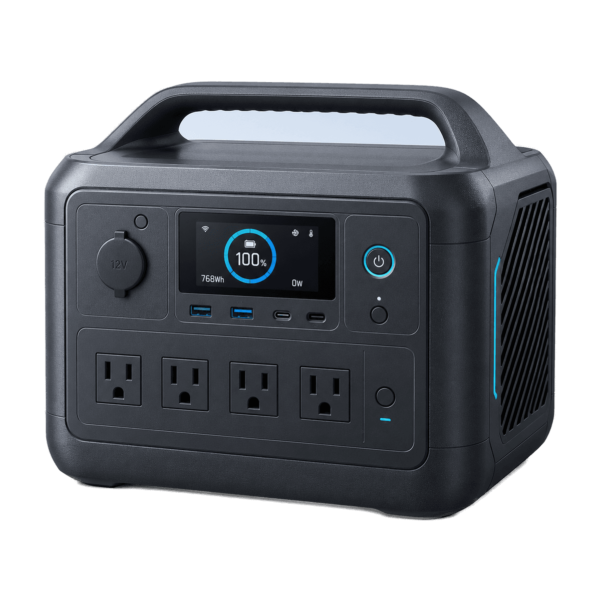 Independent editorial illustration of the Anker SOLIX C800X — not an official manufacturer photograph.