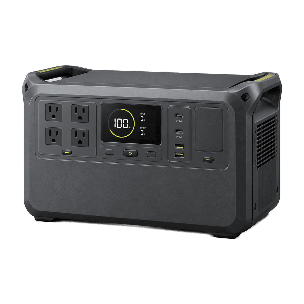 Independent editorial illustration of the DJI Power 1000 V2 — not an official manufacturer photograph.