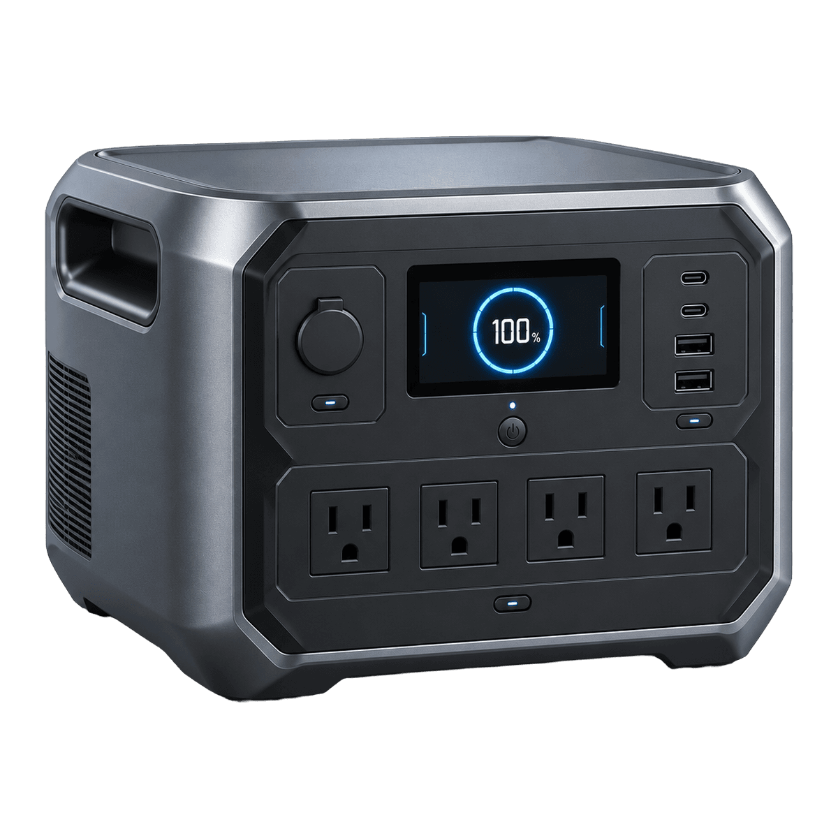 Independent editorial illustration of the EcoFlow DELTA 3 Max Plus — not an official manufacturer photograph.