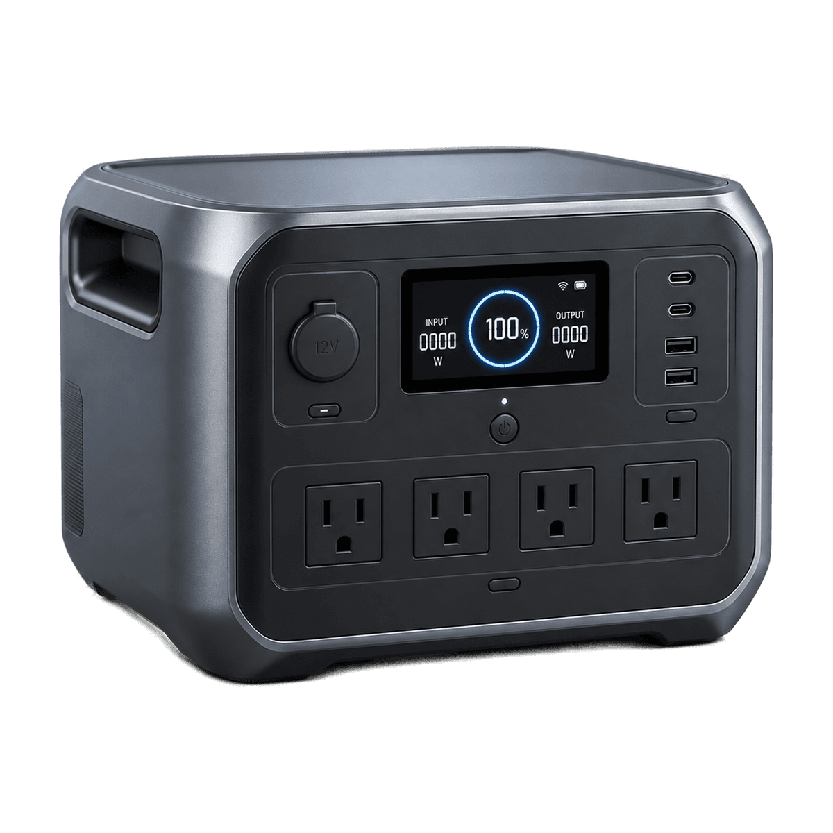 Independent editorial illustration of the EcoFlow DELTA 3 Plus — not an official manufacturer photograph.