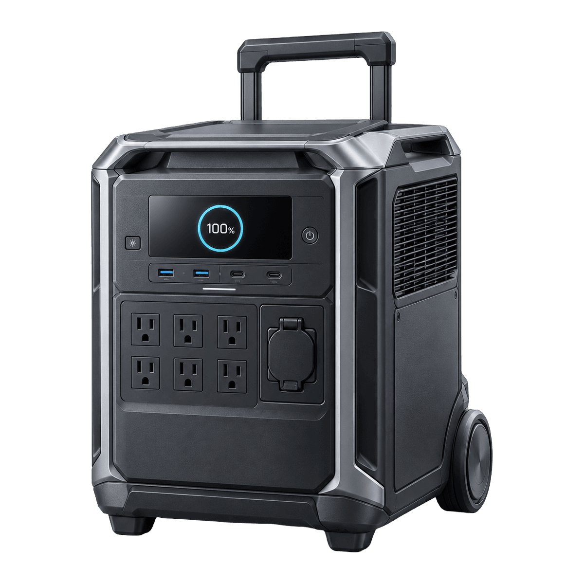 Independent editorial illustration of the EcoFlow DELTA 3 Ultra Plus — not an official manufacturer photograph.