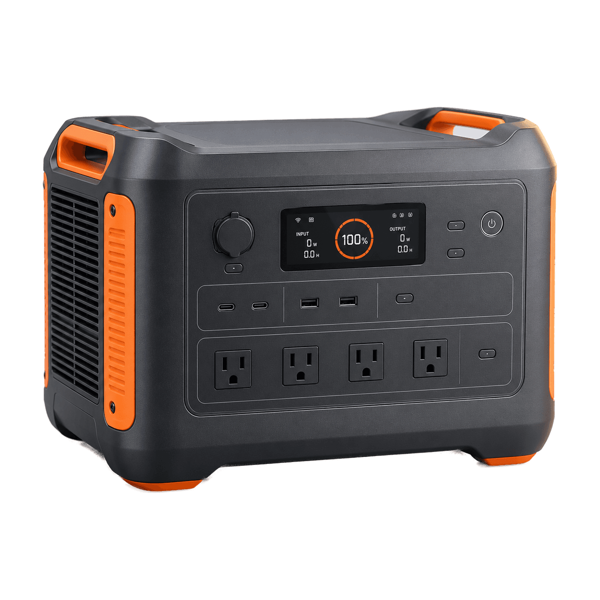 Independent editorial illustration of the Jackery Explorer 3000 v2 — not an official manufacturer photograph.