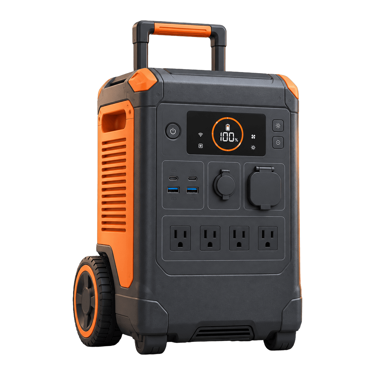 Independent editorial illustration of the Jackery HomePower 3600 Plus — not an official manufacturer photograph.